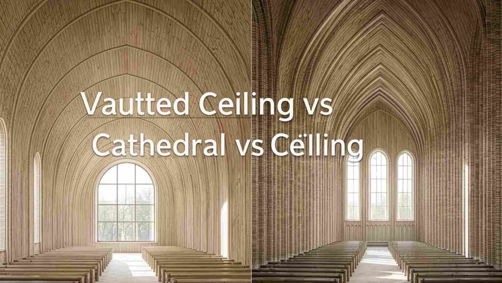 Vaulted Ceiling vs Cathedral Ceiling
