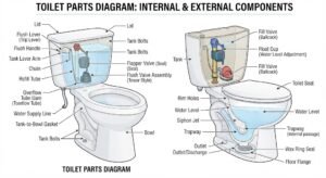 Toilet Parts Diagram