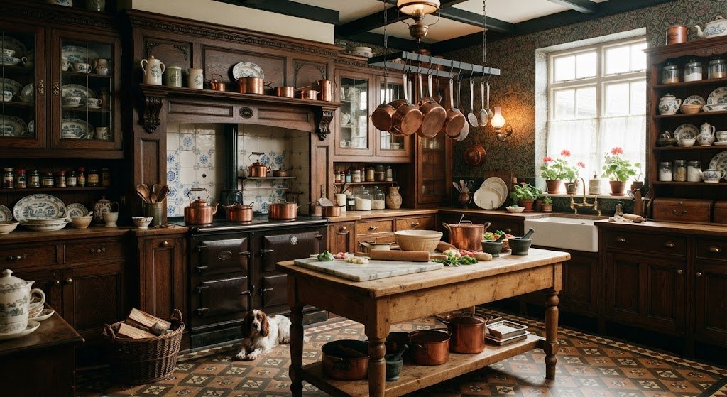 victorian style kitchen