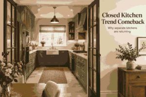 Closed Kitchen Trend Comeback