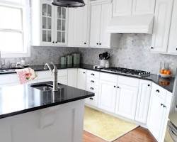Dark Countertops With Light Cabinets
